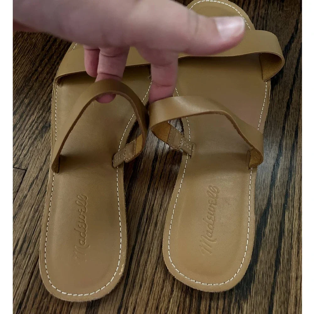 Madewell The Boardwalk Double-Strap‎ Slide Sandal